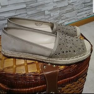 Franco sarto leather twilight espadrilles flats